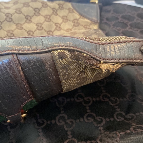 Authentic Gucci bag is Used and bought it here in poshmark. - Picture 5 of 8